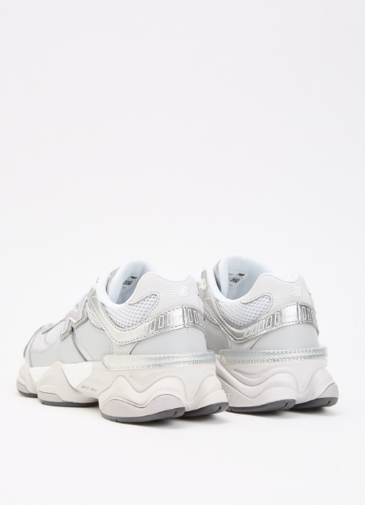 New Balance 9060 sneaker met mesh details - achterkant 4 grijs