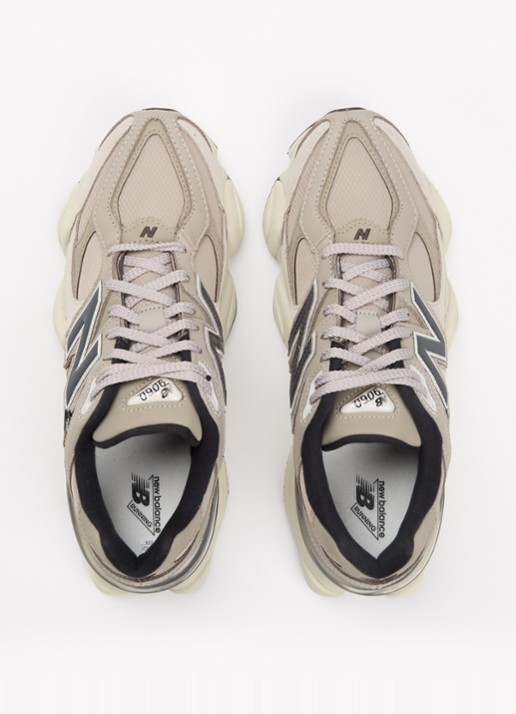 New Balance 9060 sneaker met mesh en suède details - detail 3 beige