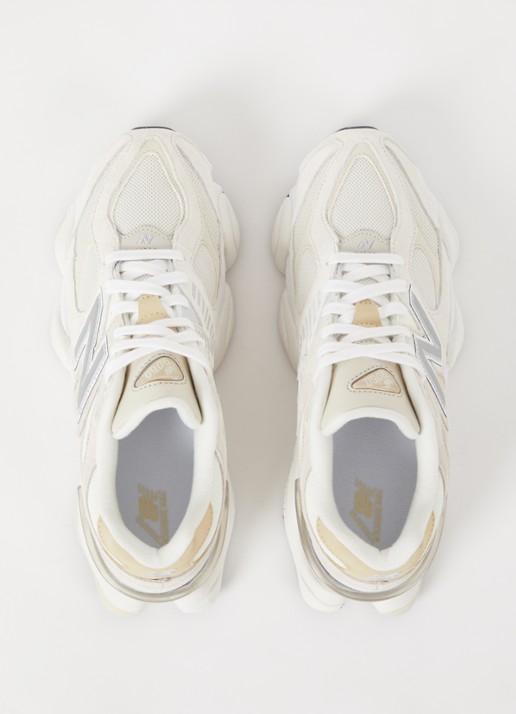 New Balance 9060 sneaker met suède details - detail 2 beige