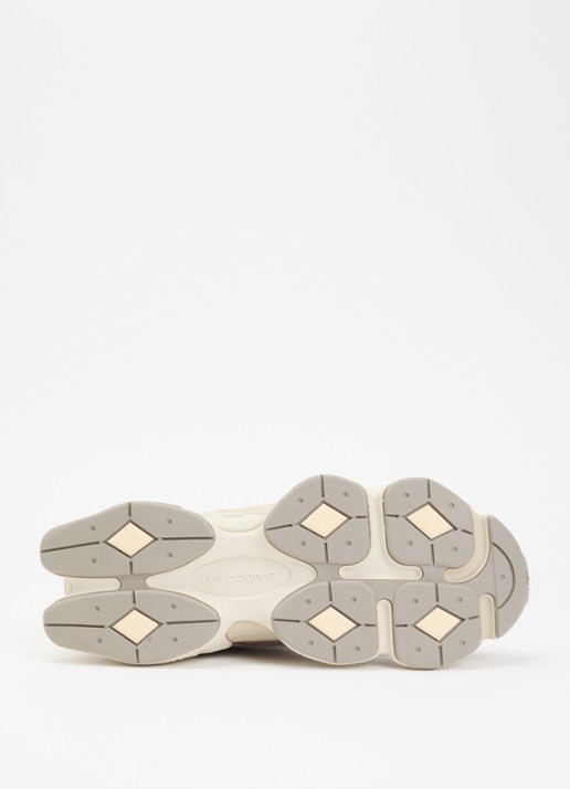 New Balance 9060 sneaker met suède details - detail 3 gebroken wit