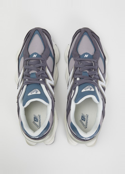 New Balance 9060 sneaker van leer met logo - detail 3 violet