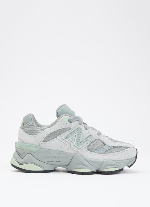 New Balance 9060 sneaker van mesh met suède details