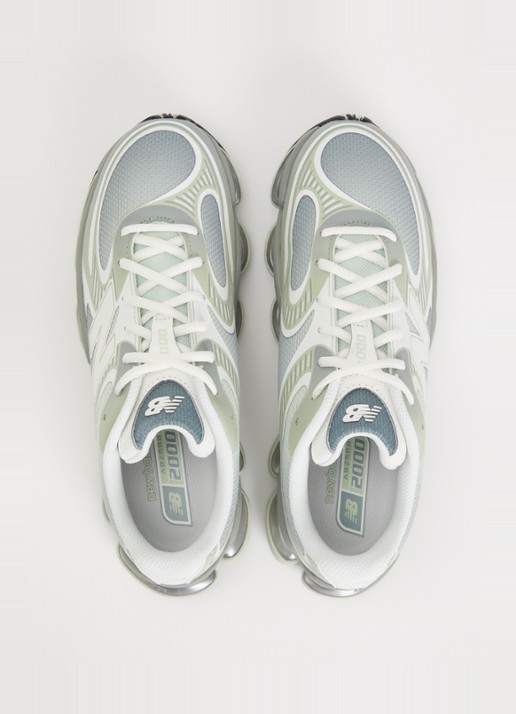 New Balance ABZORB 2000 sneaker met details van mesh  - detail 3 lindegroen