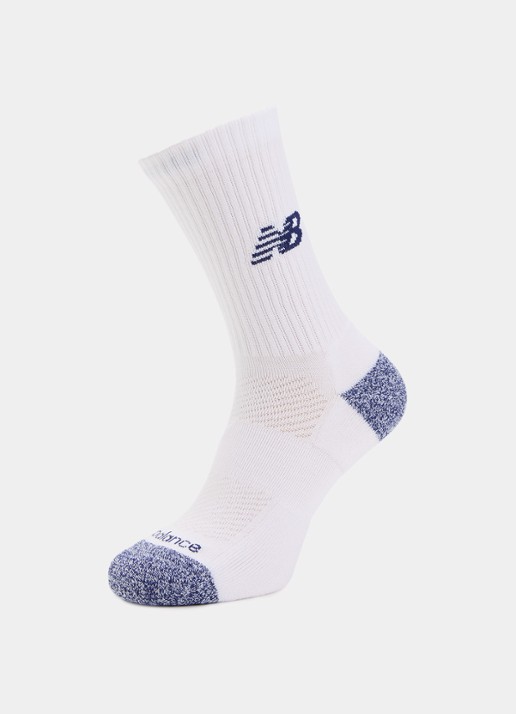 New Balance Active Crew sportsokken in 3-pack - detail wit