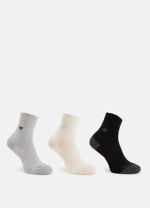 New Balance Active Premium Quarter sportsokken in 3-pack