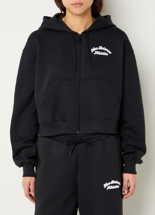 New Balance Cropped sweatvest met logoprint