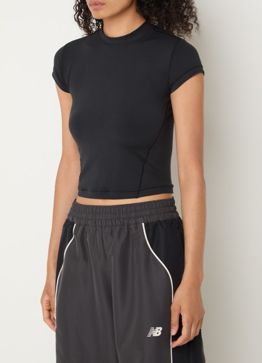 New Balance Cropped T-shirt met ronde hals
