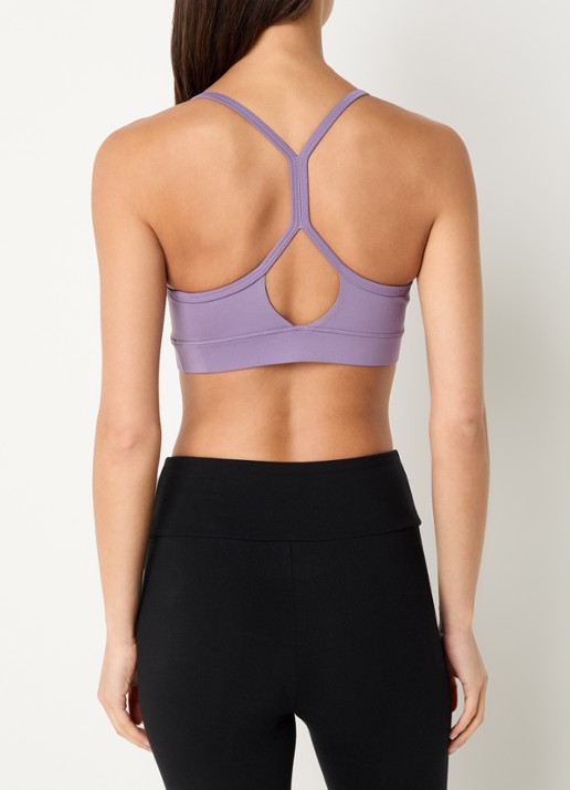 New Balance Ess sport bh met light support - achterkant paars