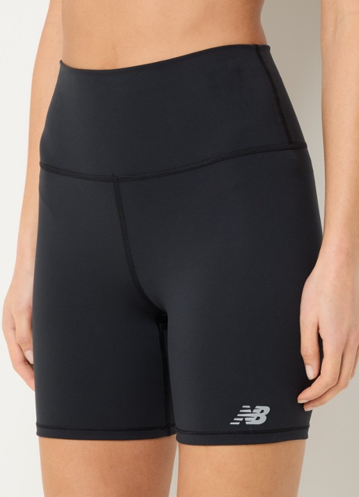 New Balance Harmony high waist skinny fit korte broek - detail 2 zwart