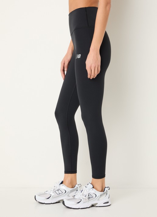 New Balance Harmony high waist trainingslegging met logoprint - detail 3 zwart