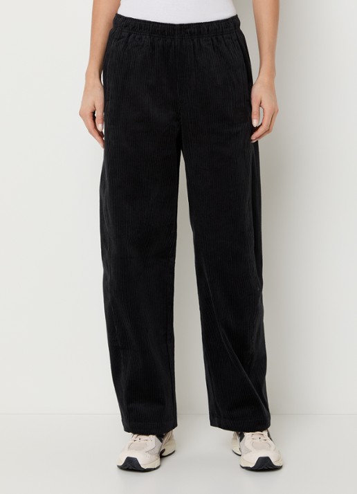 New Balance High waist straight fit broek met steekzakken