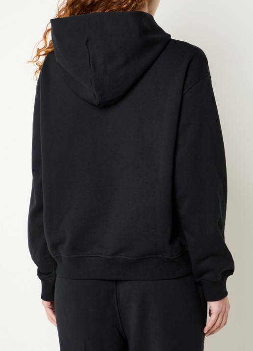 New Balance Hoodie met capuchon en logo - achterkant 3 zwart