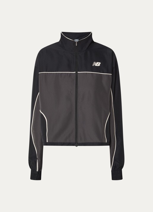 New Balance Jack met logo en steekzakken - voorkant 3 zwart
