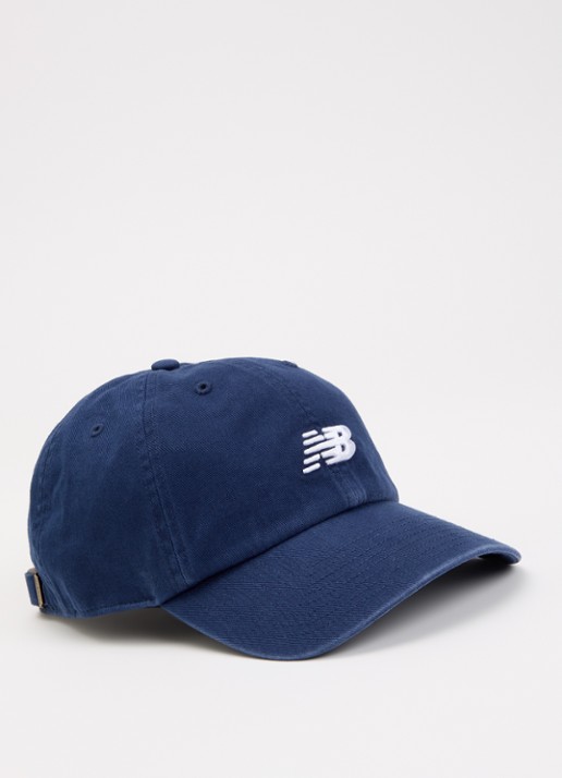 New Balance Pet met logoborduring - voorkant donkerblauw