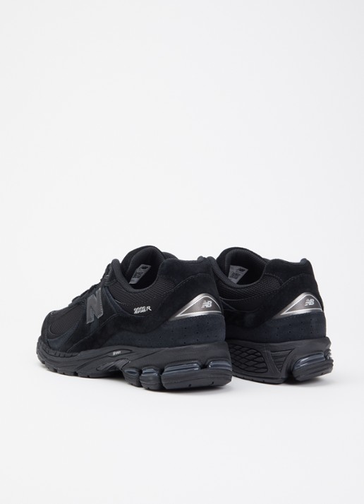 New Balance Sneaker van mesh met details van suède - achterkant 5 zwart