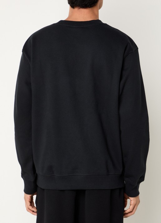 New Balance Sweater met logoborduring - achterkant 2 zwart