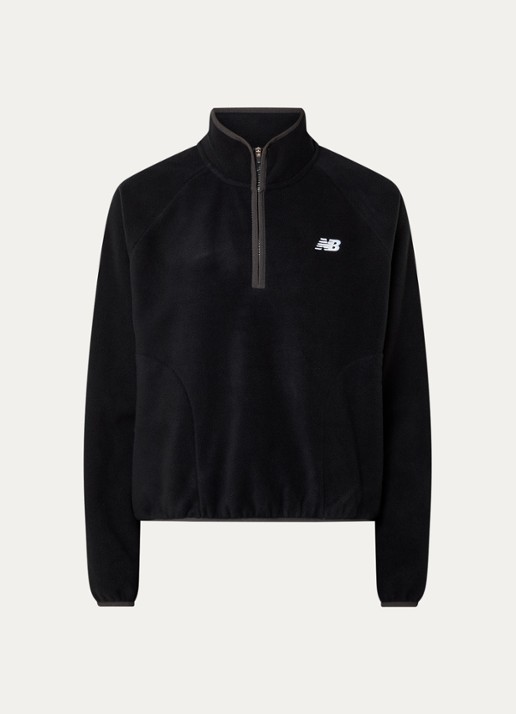 New Balance Sweater van fleece met halve rits
