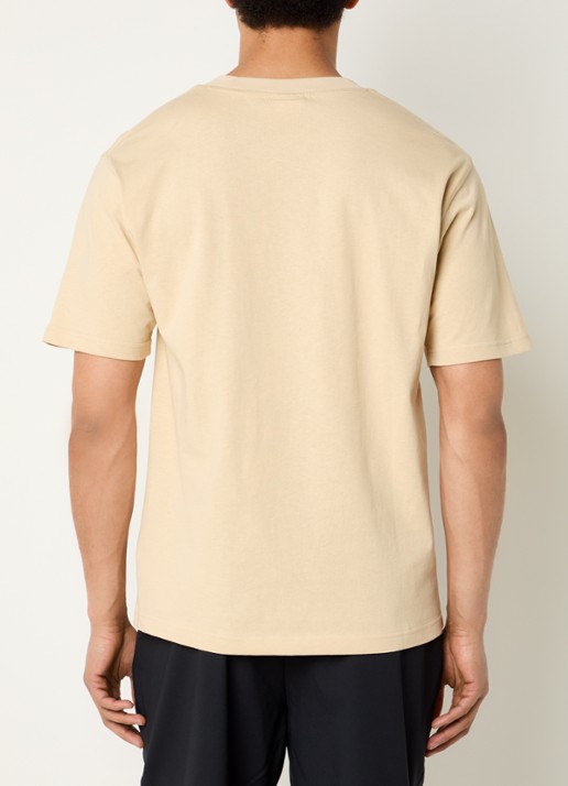 New Balance T-shirt met logo - achterkant 3 creme