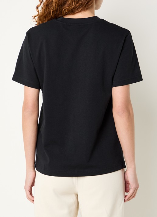 New Balance T-shirt met logoborduring - achterkant 3 zwart