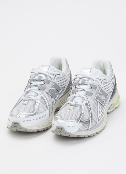 New Balance U19063NQ sneaker met logo en details van leer  - detail 3 grijs