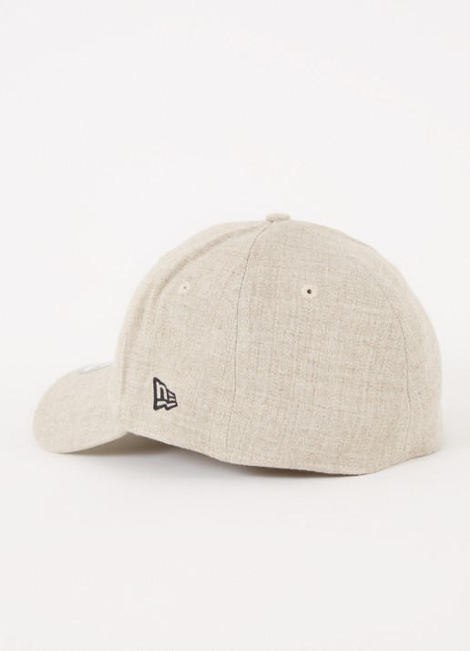 New Era Heather Crown 39 Thirty pet in wolblend - detail zand