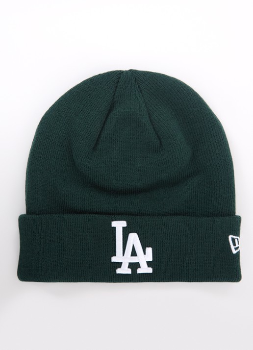 New Era League Essential muts met logoborduring - voorkant bronsgroen