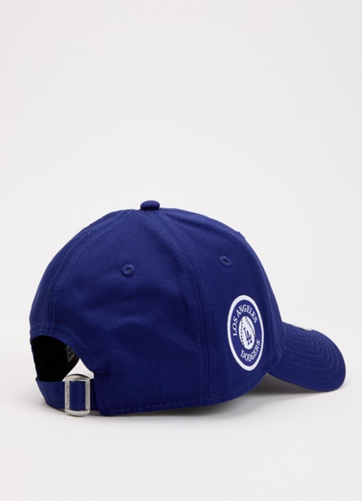 New Era Pet met logoborduring - detail royalblauw
