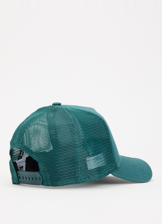 New Era Pet met logoborduring - detail 2 zeegroen