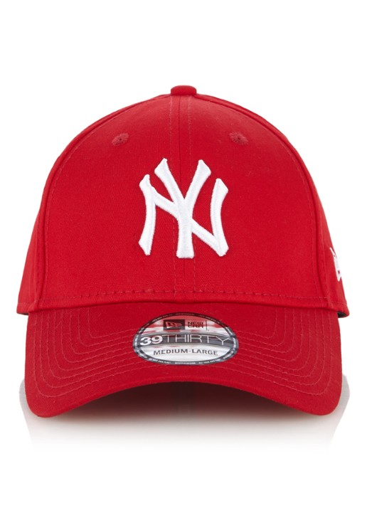 New Era Pet met New York Yankees borduring - detail 3 steenrood