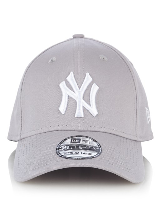 New Era Pet met New York Yankees borduring - detail 2 grijs