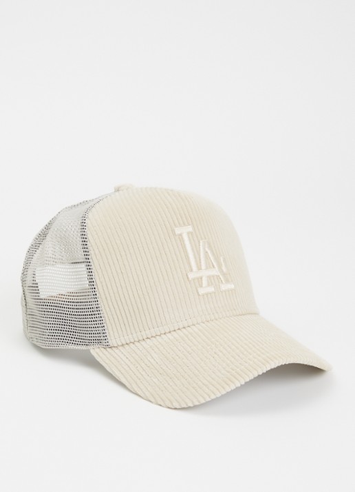 New Era Pet van corduroy met details van mesh