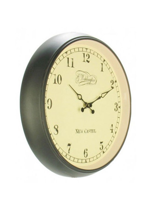 NeXtime Aaltje wandklok 35 cm - detail gebroken wit