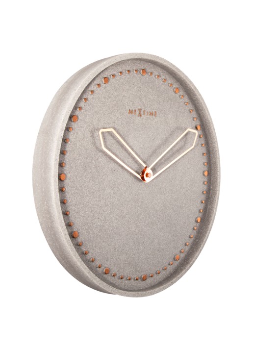 NeXtime Cross wandklok 35 cm - detail 3 grijs