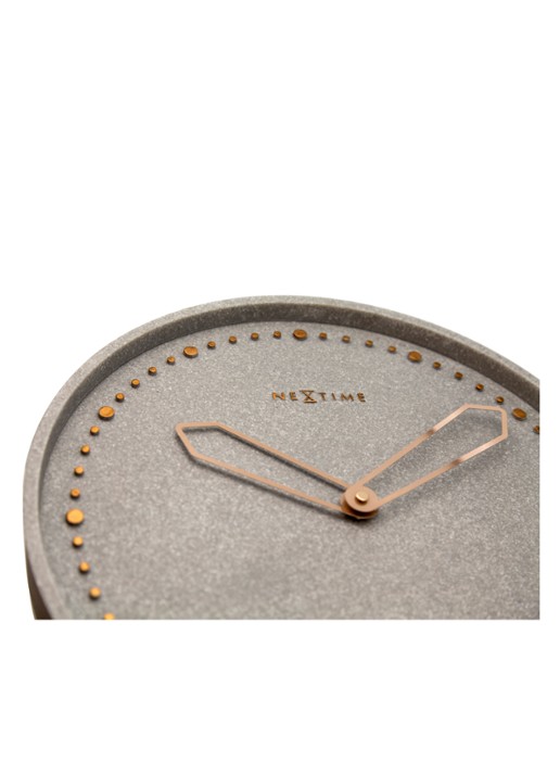 NeXtime Cross wandklok 35 cm - detail 4 grijs