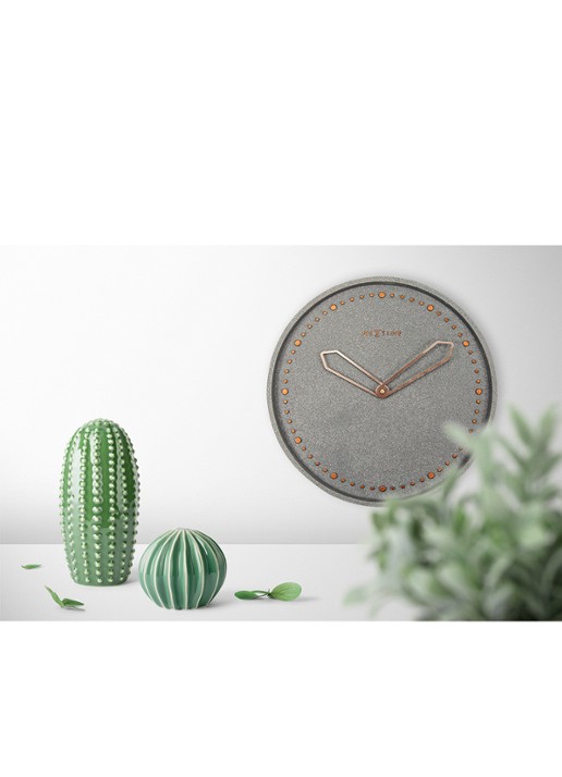 NeXtime Cross wandklok 35 cm - voorkant 2 grijs