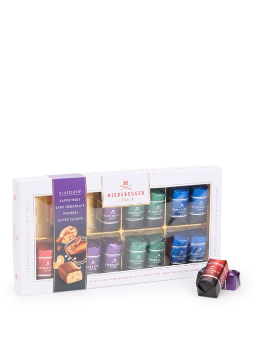 Niederegger Marsepein Klassiek Puur chocolade bonbons 16 stuks - voorkant 2 undefined