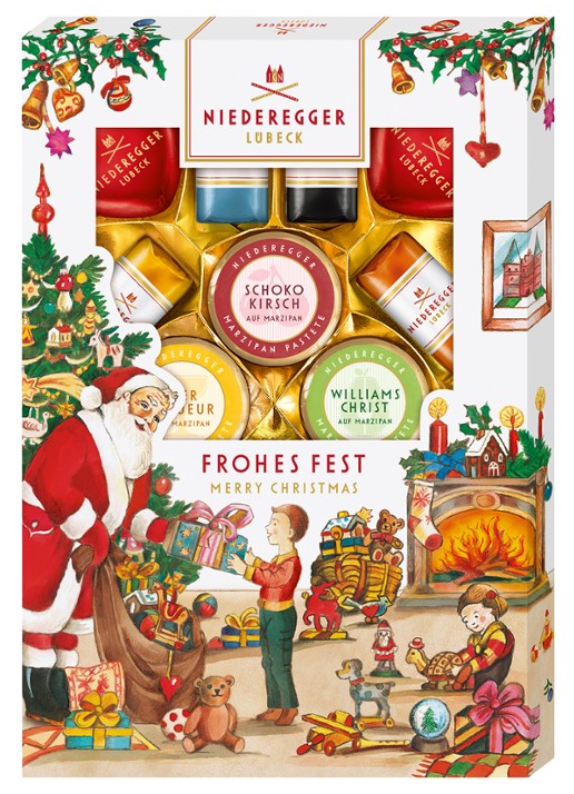 Niederegger Marzipanerie marsepein 206 gram - voorkant beige