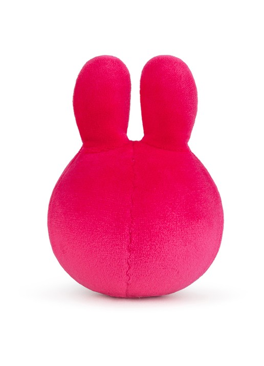 Nijntje Knuffel knijpbal 9 cm - achterkant 2 fuchsia