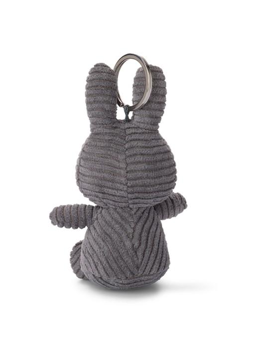 Nijntje Miffy Dutch Denim knuffel 23 cm - achterkant grijs