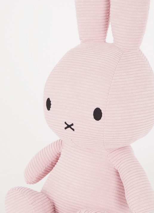 Nijntje Miffy knuffel 50 cm - voorkant 2 roze