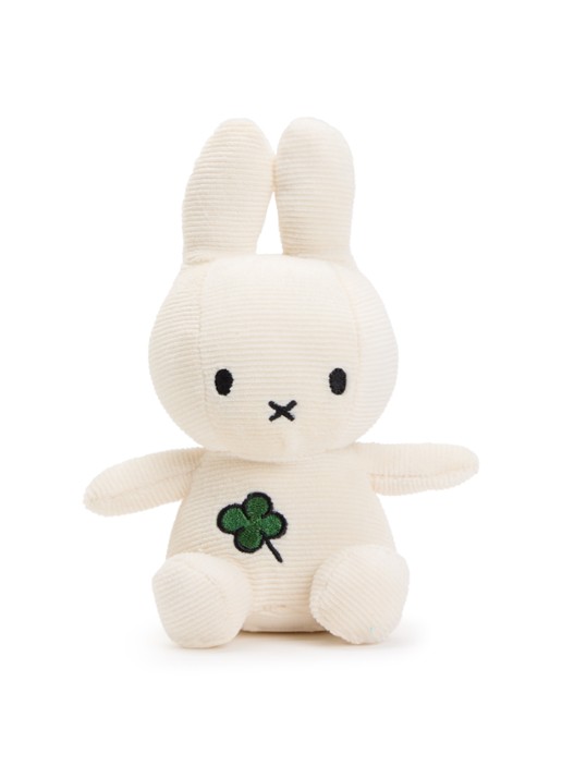 Nijntje Nijntje Klavertje Vier knuffel van corduroy 18 cm