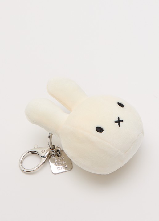 Nijntje Nijntje Squish Ball sleutelhanger 9 cm - voorkant 2 gebroken wit