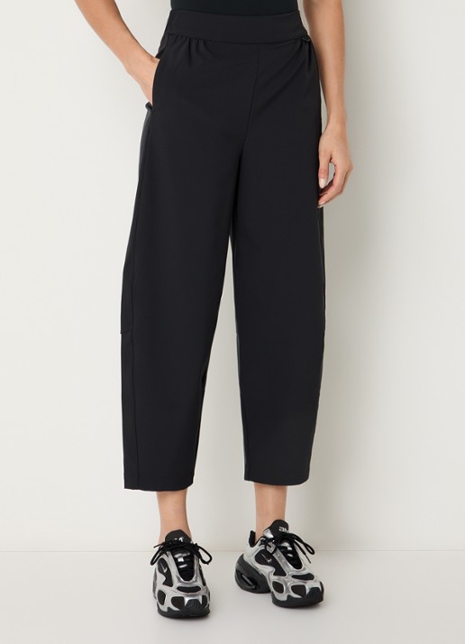 Nike 24.7 high waist cropped tapered fit broek met steekzakken