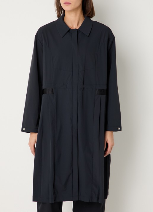 Nike 24.7 trenchcoat met trekkoord en steekzakken - detail 3 zwart