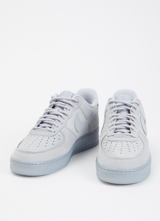 Nike Air Force 1 '07 WB sneaker van nubuck - detail 2 lichtgrijs