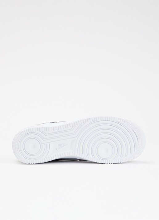 Nike Air Force 1 sneaker van suède met leren details - detail 5 grijs
