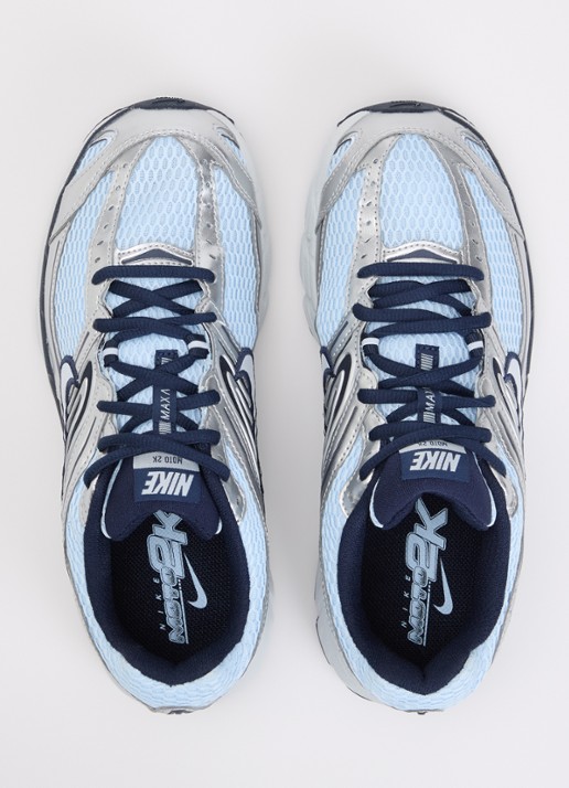 Nike Air Max Moto sneaker met details van mesh - detail 2 lichtblauw
