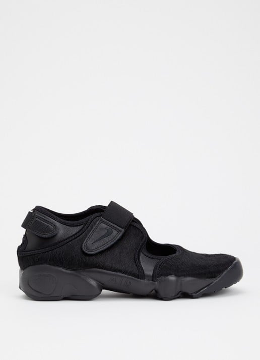 Nike Air Rift sneaker van leer met ponyhair