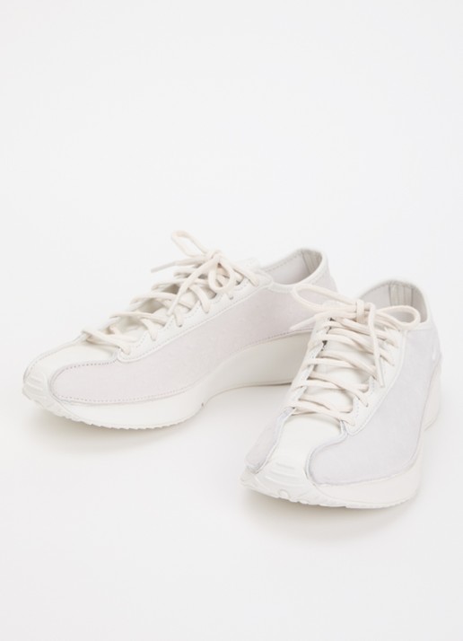 Nike Air Superfly sneaker van leer met structuur - detail 2 gebroken wit