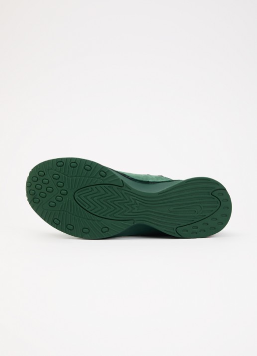 Nike Air Superfly sneaker van leer met structuur - detail 4 groen